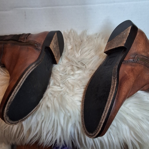 Frye Tall Anna Gore Side Zip Boots 6.5 - Picture 4 of 15